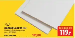 jem & fix HOBBYPLADE 18 MM tilbud