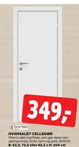 jem & fix HVIDMALET CELLEDØR, DKK 349 tilbud