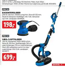 jem & fix VÆG-/LOFTSLIBER, DKK 699 tilbud