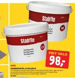jem & fix SANDSPARTEL LH ELLER M, DKK 98 tilbud