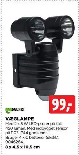 jem & fix VÆGLAMPE, DKK 99 tilbud