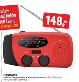 jem & fix NØDRADIO, DKK 148 tilbud