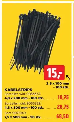 jem & fix KABELSTRIPS tilbud