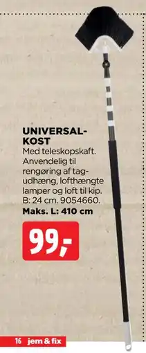 jem & fix UNIVERSALKOST, DKK 99 tilbud