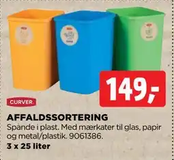 jem & fix AFFALDSSORTERING, DKK 149 tilbud