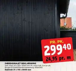 jem & fix FÆRDIGMALET BEKLÆDNING, DKK 299.4 tilbud