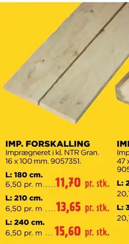 jem & fix IMP. FORSKALLING tilbud