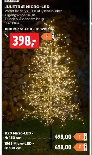 jem & fix JULETRÆ MICRO-LED tilbud