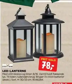 jem & fix LED-LANTERNE, DKK 78 tilbud