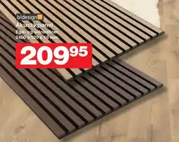 Bauhaus b design Akustikpanel Ege- og valnødfiner. tilbud