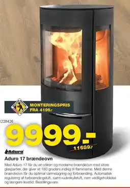 Bauhaus Aduro Aduro 17 brændeovn tilbud