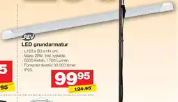 Bauhaus Led grundarmatur rev tilbud