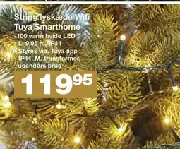 Bauhaus String lyskæde Wifi Tuya Smarthome tilbud