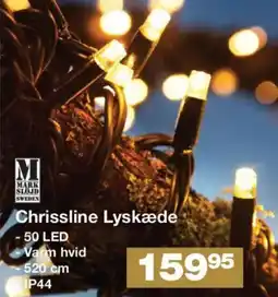 Bauhaus Chrissline Lyskæde tilbud