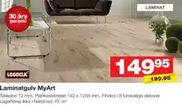 Bauhaus LOGOCLIC Laminatgulv MyArt tilbud