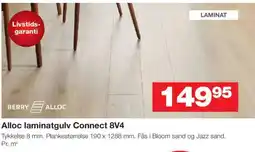Bauhaus Alloc laminatgulv Connect 8V4 tilbud