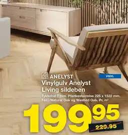 Bauhaus ANELYST Vinylgulv Anelyst Living sildeben tilbud