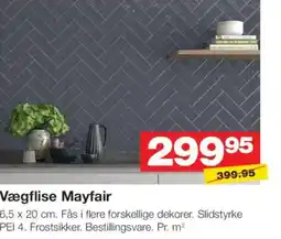 Bauhaus Vægflise Mayfair tilbud
