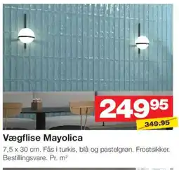 Bauhaus Vægflise Mayolica tilbud