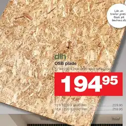 Bauhaus OSB plade tilbud