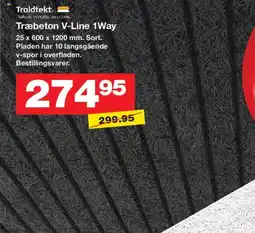 Bauhaus Troldtekt Træbeton V-Line 1Way tilbud