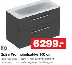 Bauhaus Spira Pro møbelpakke tilbud