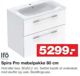 Bauhaus Spira Pro møbelpakke tilbud