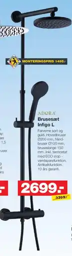 Bauhaus ADORAⓇ Brusesæt Infigo L tilbud