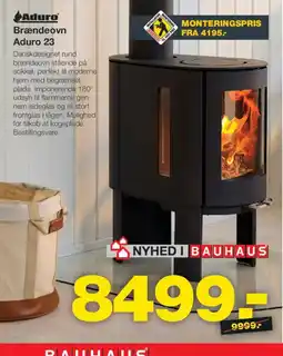 Bauhaus Aduro Brændeovn Aduro 23 tilbud
