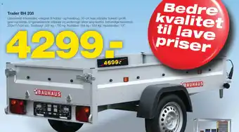 Bauhaus Trailer BH 205 tilbud