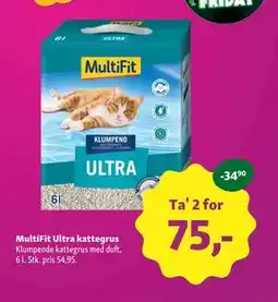 Maxi Zoo MultiFit Ultra kattegrus, DKK 75 tilbud