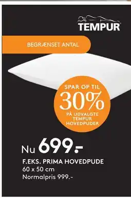 SENG PRIMA HOVEDPUDE., DKK 699 tilbud