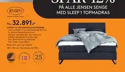 SENG JENSEN J4 LEAN BOXELEVATIONSSENG, DKK 32891 tilbud