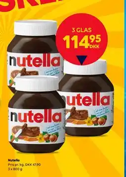 BorderShop Nutella, DKK 114.95 tilbud