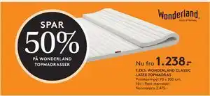 SPAR 50% PÅ WONDERL AND TOPMADR ASSER