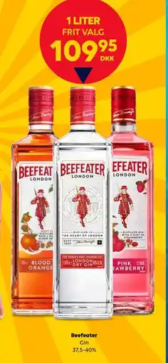 BorderShop Beefeater, DKK 109.95 tilbud