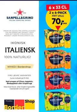 BorderShop Sanpellegrino, DKK 70 tilbud