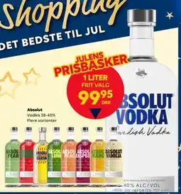 BorderShop Absolut, DKK 99.95 tilbud