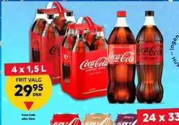 BorderShop Coca Cola eller Zero, DKK 29.95 tilbud