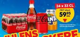 BorderShop Original Coca Cola PET, Coca Cola Zero eller Fanta Zero, DKK 59.95 tilbud