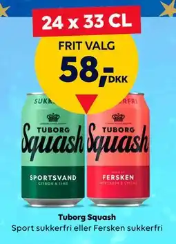 BorderShop Tuborg Squash, DKK 58 tilbud