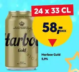 BorderShop Harboe Guld 5,9%, DKK 58 tilbud