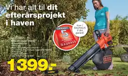Bauhaus BLACK+DECKER Akku-løvsuger/-blæser tilbud