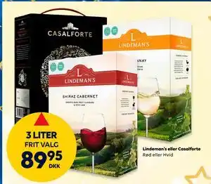 BorderShop Lindeman’s eller Casalforte, DKK 89.95 tilbud