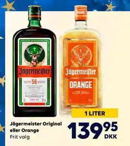 BorderShop Jägermeister Original eller Orange, DKK 139.95 tilbud