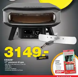 Bauhaus Cozze 17" pizzaovn til gas tilbud