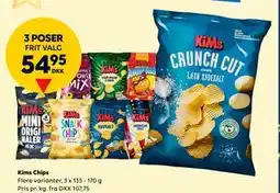 BorderShop Kims Chips, DKK 54.95 tilbud