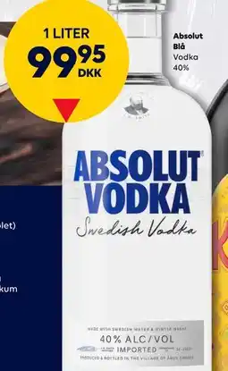BorderShop Absolut Blå, DKK 99.95 tilbud