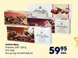 BorderShop Anthon Berg, DKK 59.95 tilbud