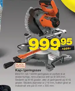 Bauhaus BLACK+ DECKER Kap-/geringssav tilbud